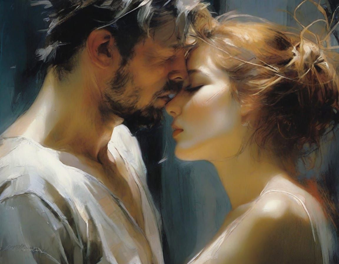 Tender Moment in a Movie Theatre