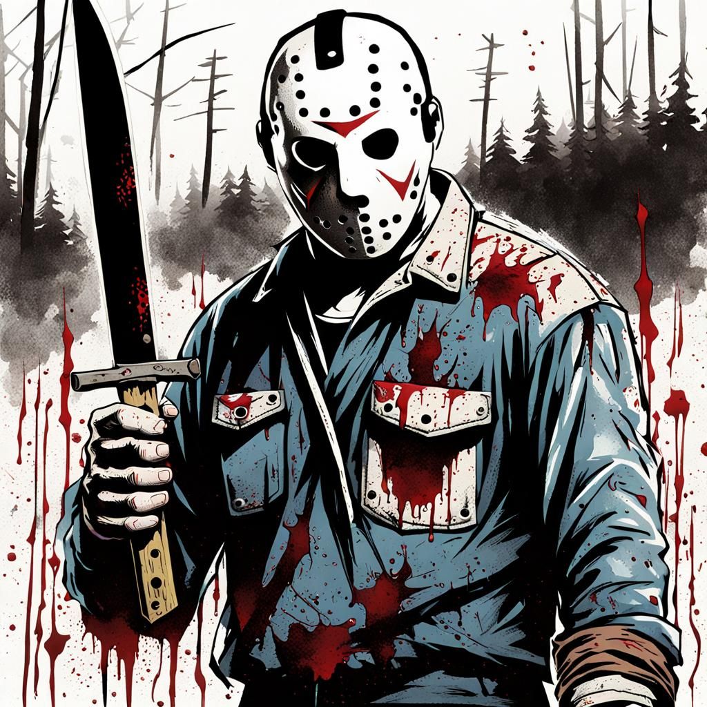 Jason Voorhees with Machete