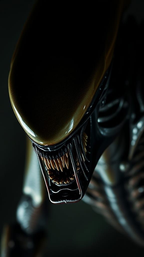 Macro photo xenomorph