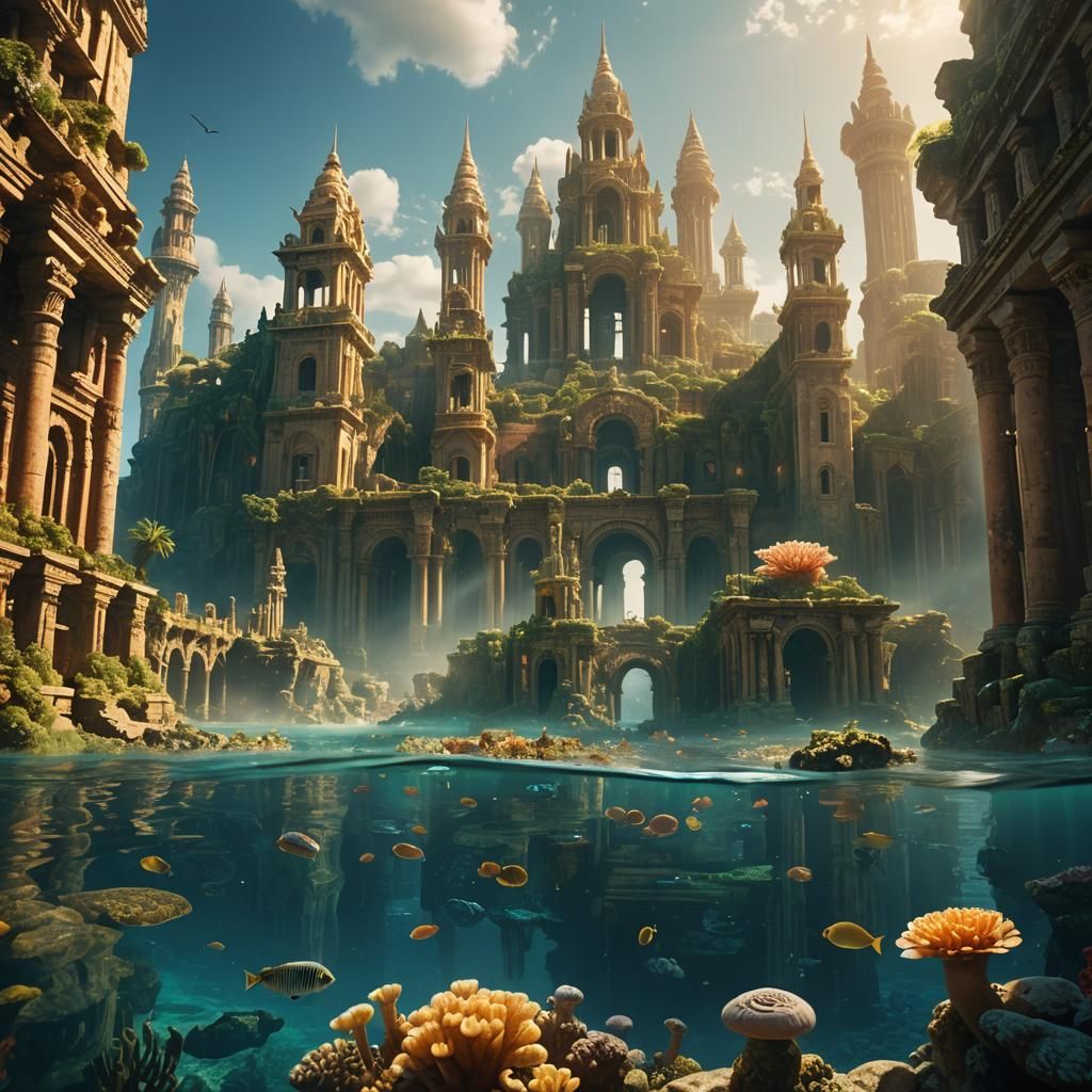 Atlantis Rises: A Cinematic Underwater City