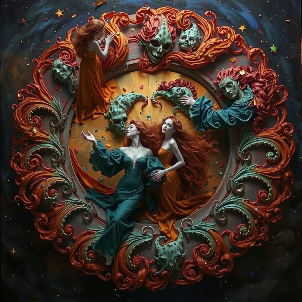 Three Sisters Ascend to Celestial Sky