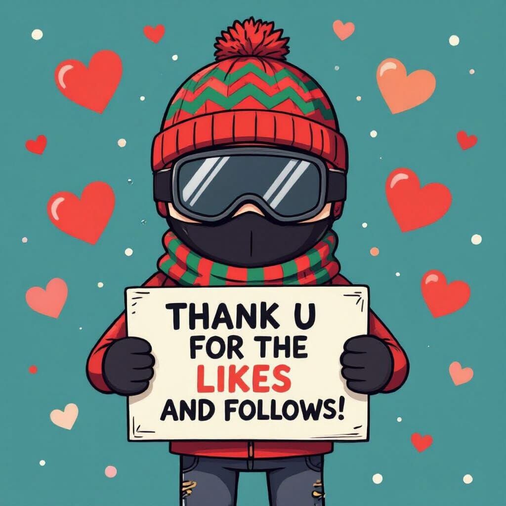 Stickman Thanks Followers in Animated Style