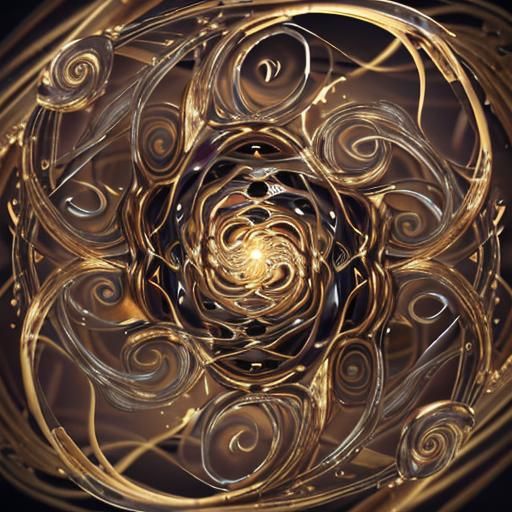 Abstract Twisting Shapes in Photorealistic 3D