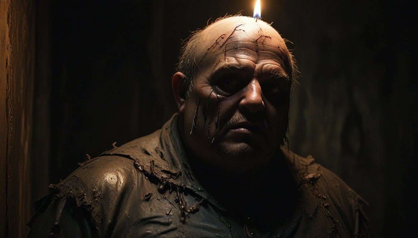 Gothic Dark Art: Macabre Abstraction in Vibrant, Haunting Co...