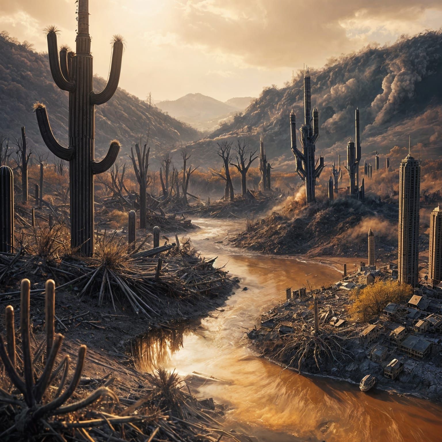 Dramatic Tornado Scene