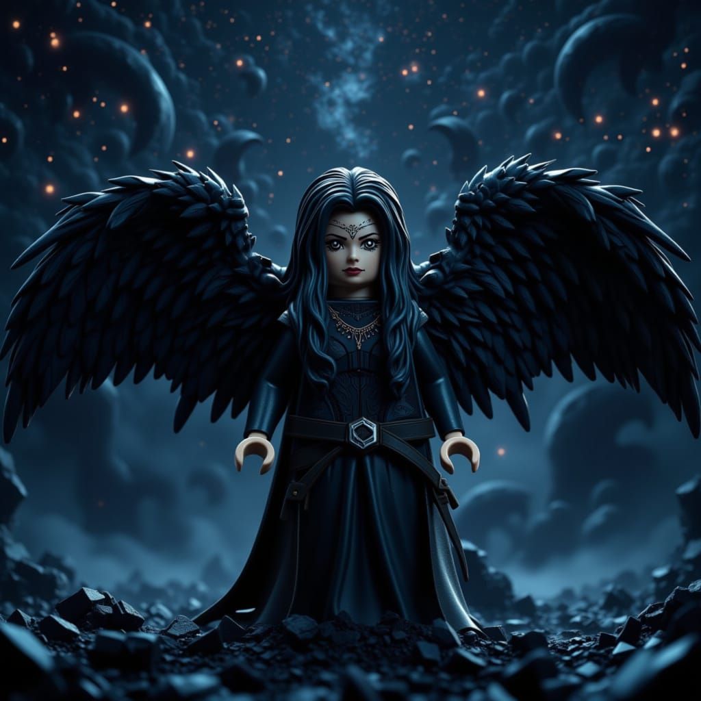 "Lego Dark Angel Nyx"