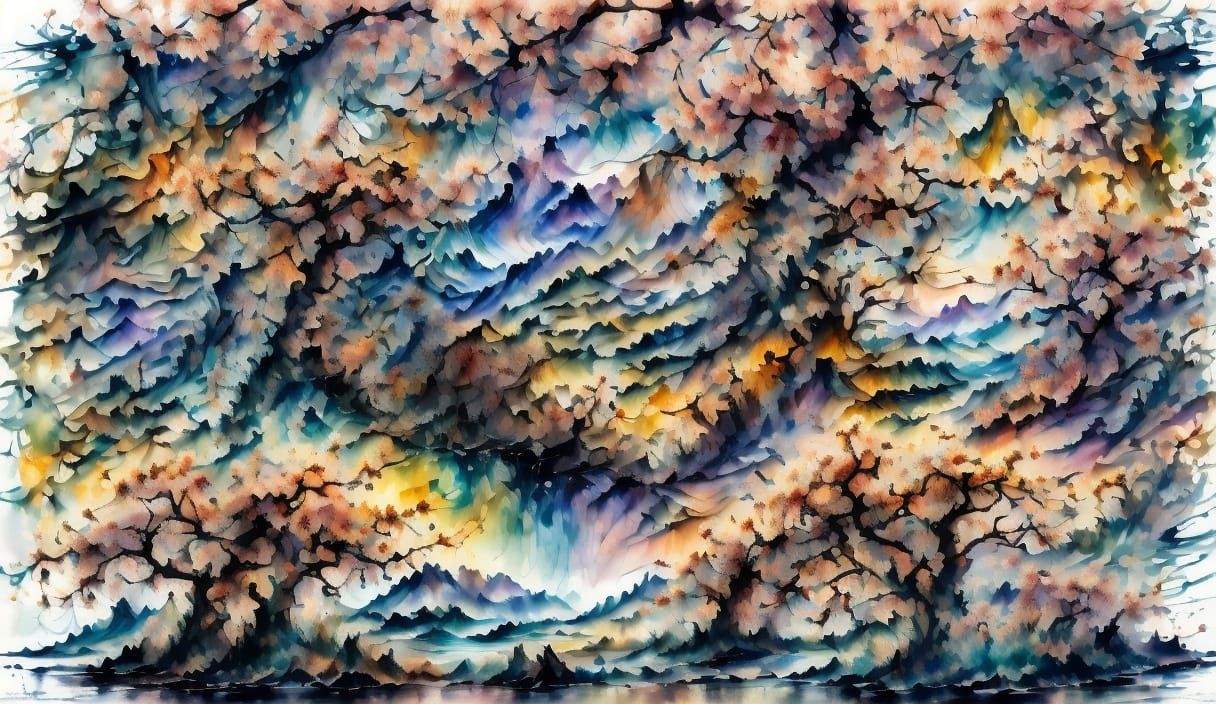 Anthropomorphic Teacup Dwelling in Pastel Sky