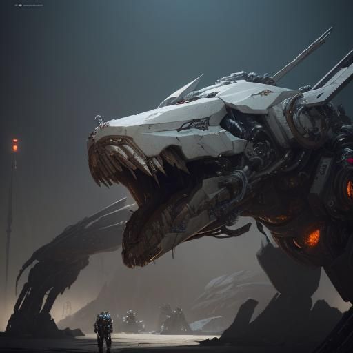 Ellen Jewett Inspired Sci-Fi Zoid Mech