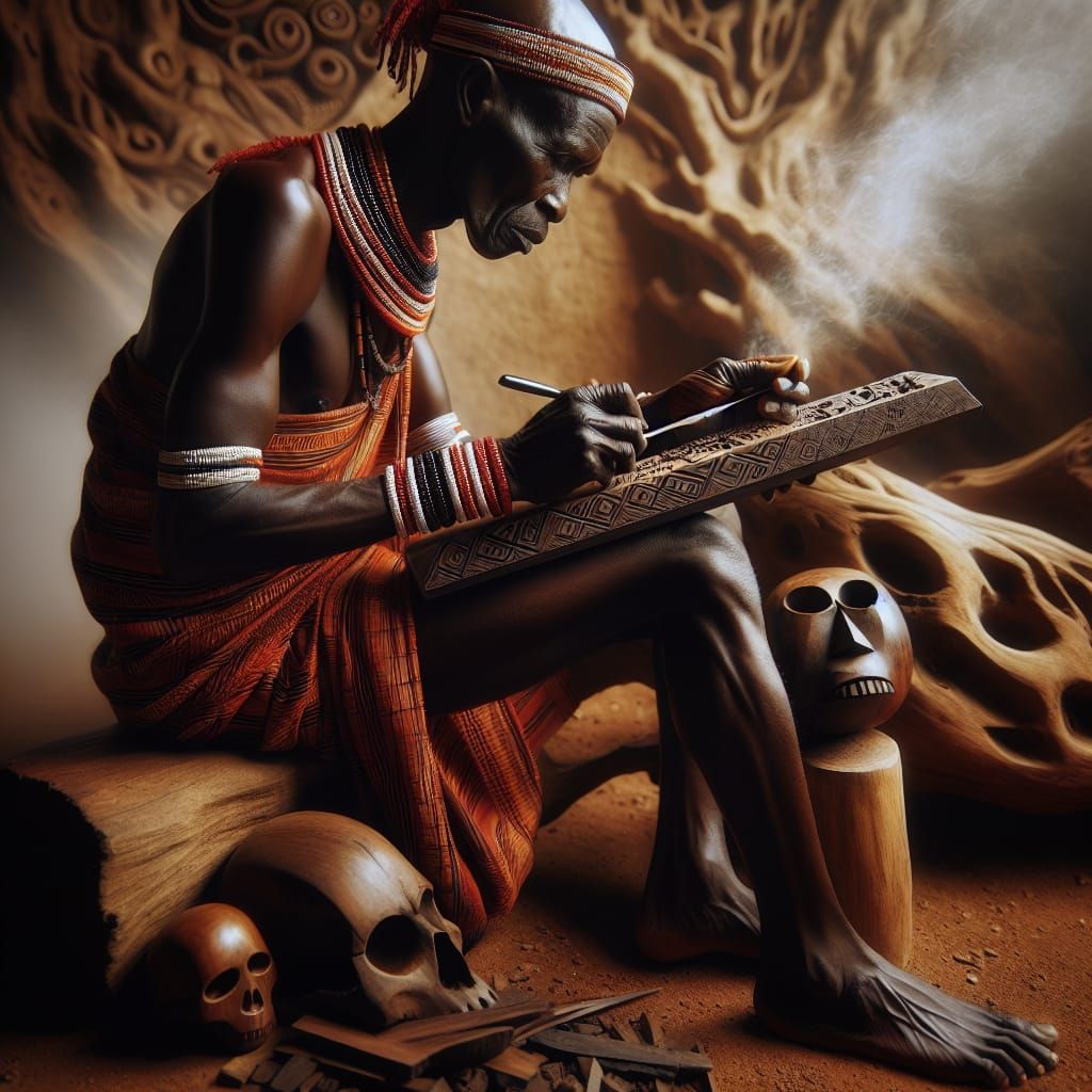 man from the Makon tribe in East Africa