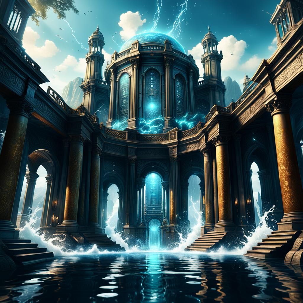 Ancient Library of Knowledge and Healing Waters
