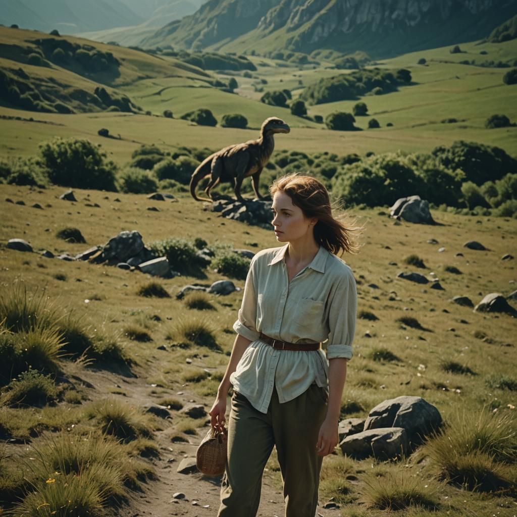 Photorealistic Cinematic Still of a Romantic Scene