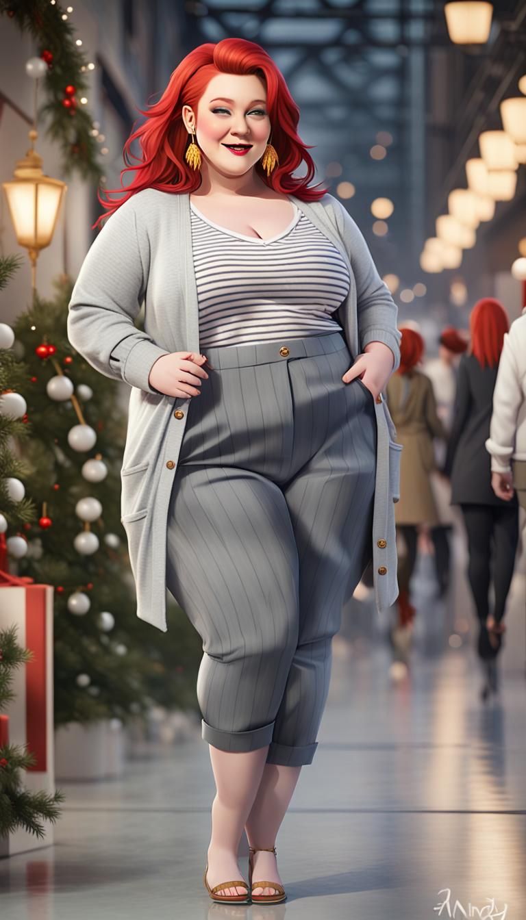 Vibrant Anime Model Strolls a Runway