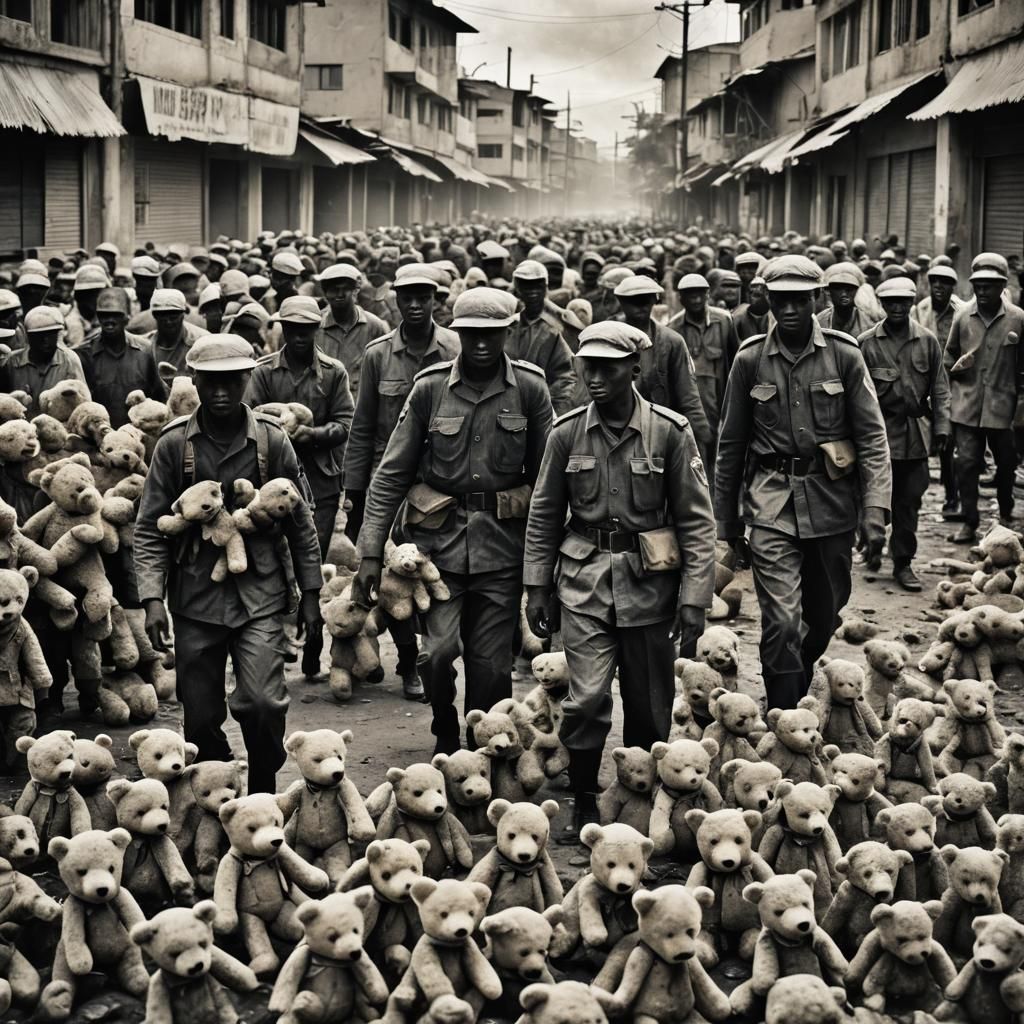 Kiefer-Inspired Scene: Kigali Roundup in Mixed Media