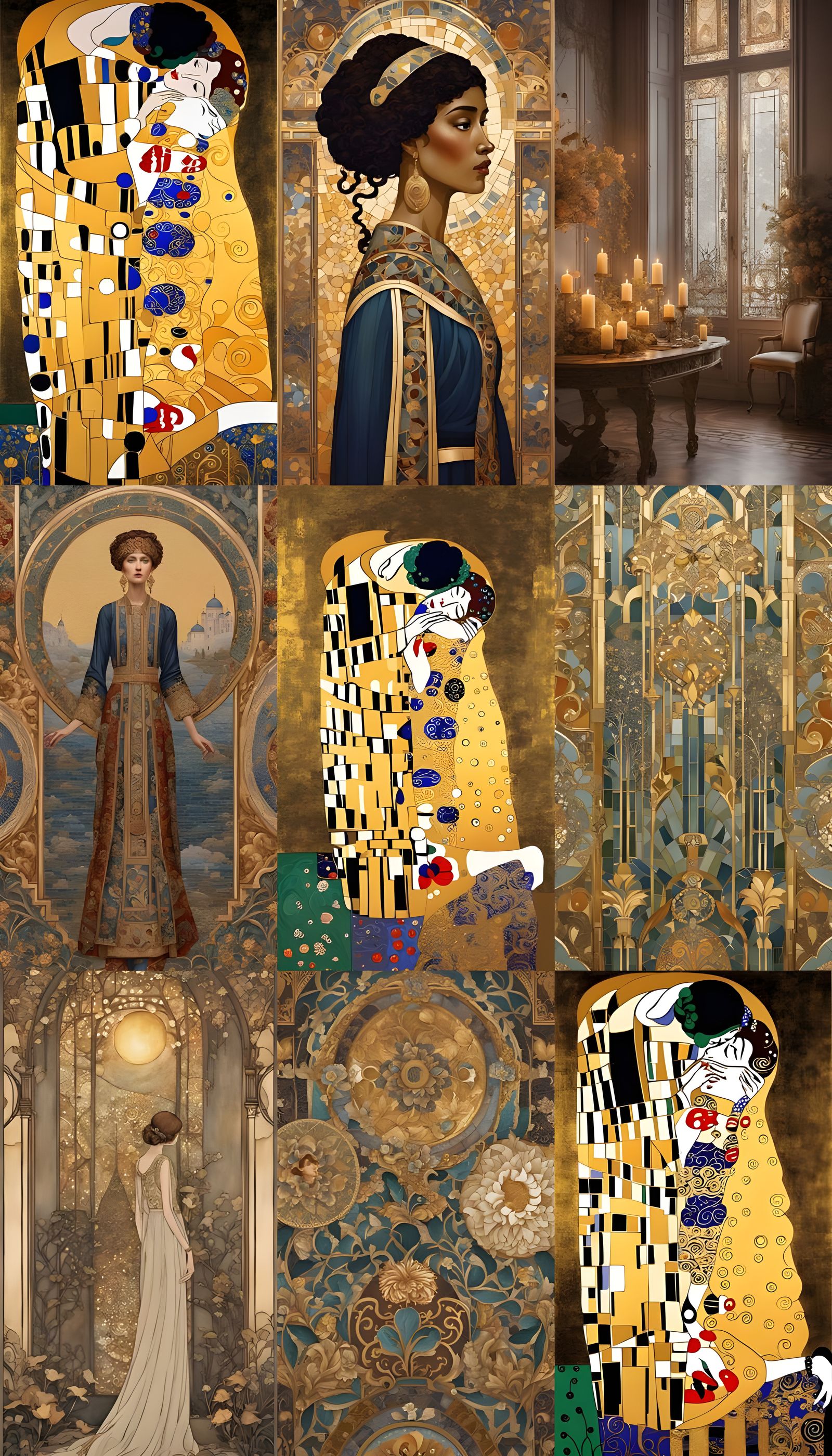 Willowy Women of Gustav Klimt's Era