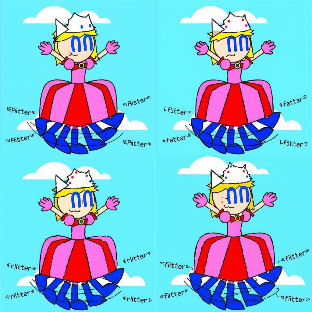 Vibrant Anime Girl Tap Dances with Energetic Movement