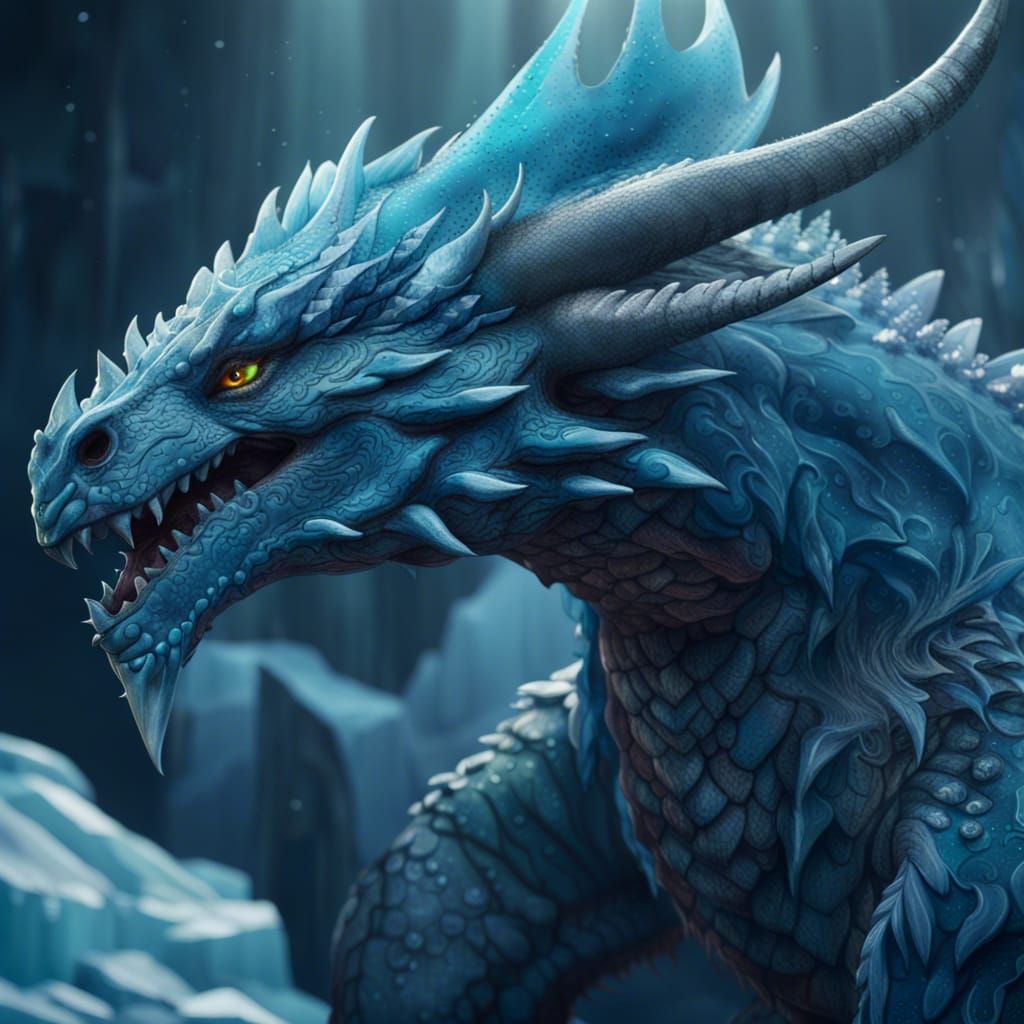 Teenage Glacier Dragon