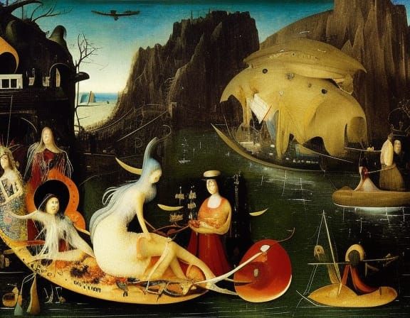 Cryptid Mermaid Sandwich in Apocalyptic Wonderland