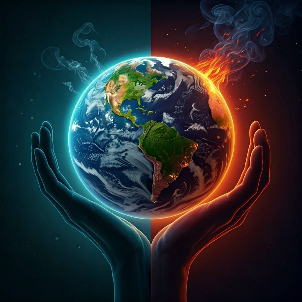 Fragile Earth: Dual Exposure Concept Art