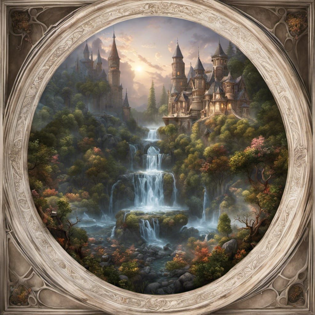 Enchanted Forest Cathedral: A Fairytale Masterpiece