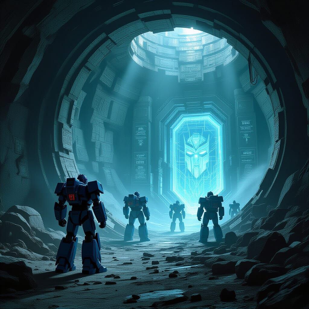 Autobots Discover Ancient Artifact in Cybertronian Chamber