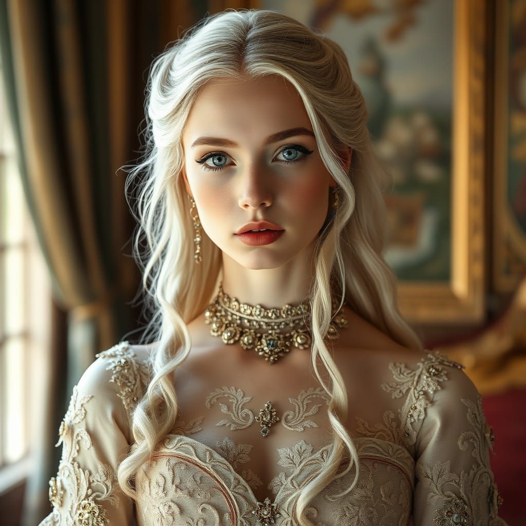 Ethereal Royal Beauty in Soft Focus