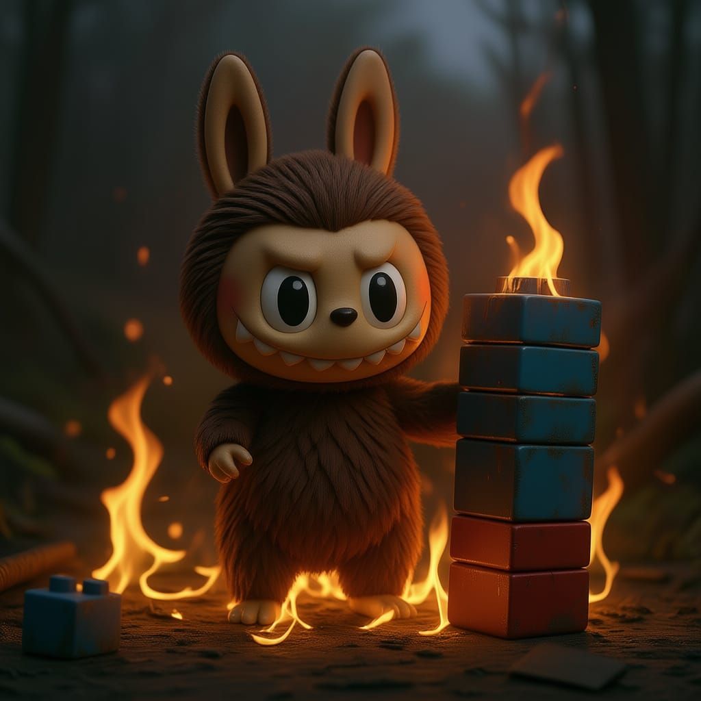 Labubu Character Art