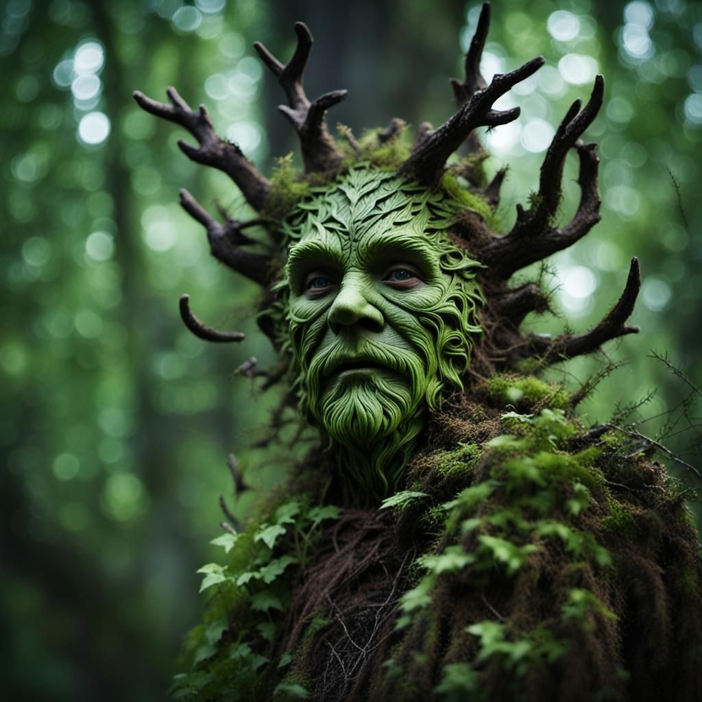 Green man of the forest
