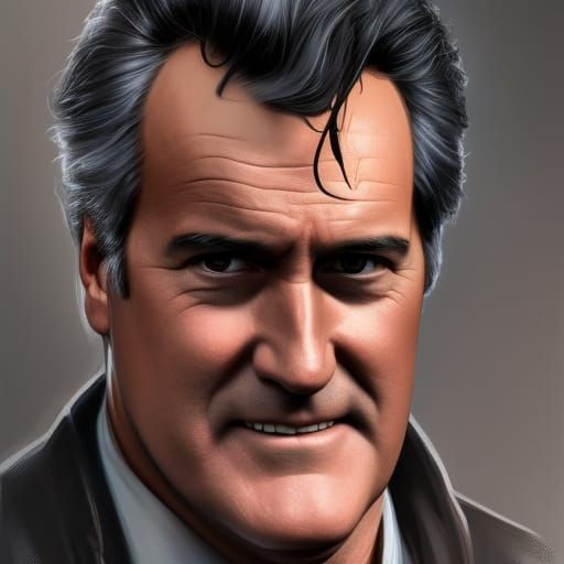 Detailed Portrait in Art Nouveau Style