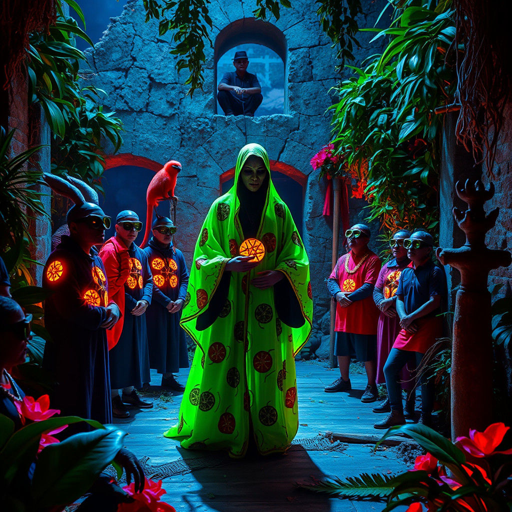 Mysterious Medium Seance in Ruined Hacienda