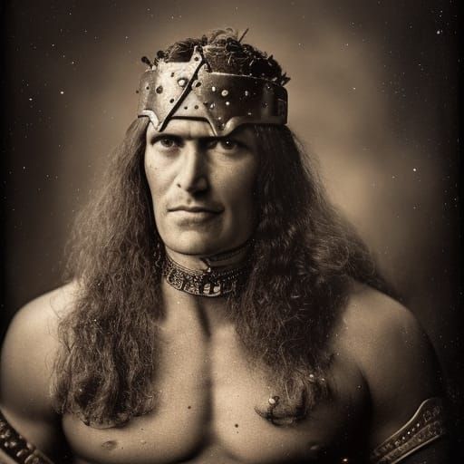Historical Tin-Type Portrait of Conan the Cimmerian