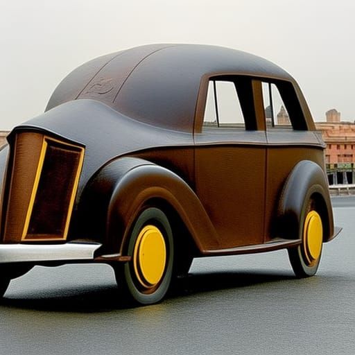 Surreal Metal Ambulance in Totalitarian Sun City