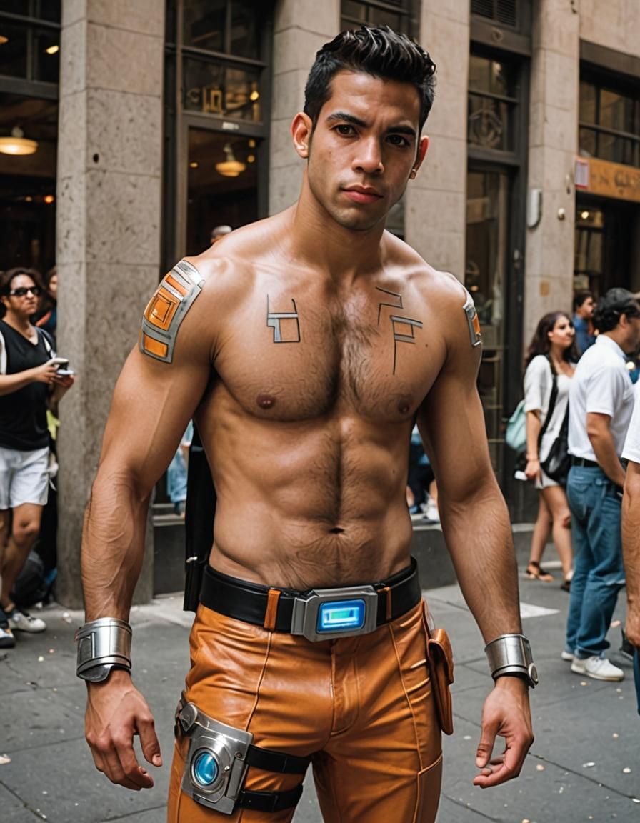 Futuristic Fifth Element Inspired Outfit