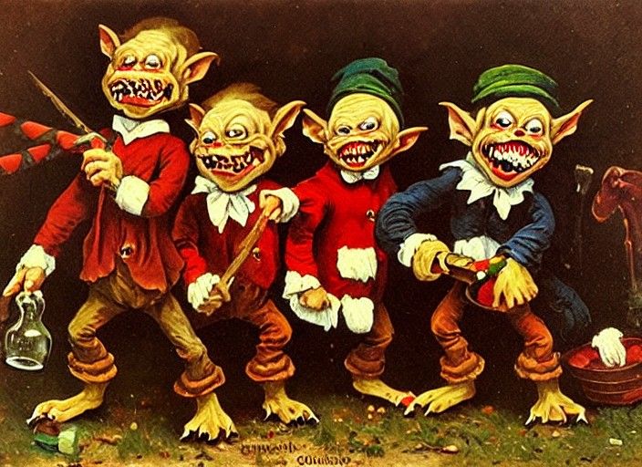 Merry Xmas!, oil painting by Hermann Corrodi, late 1800s, booze