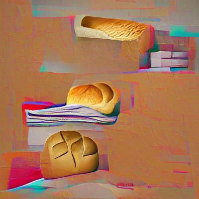 Freshly Baked Bread Still Life