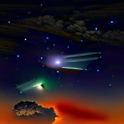 Spectacular Comet Lights Up the Night Sky