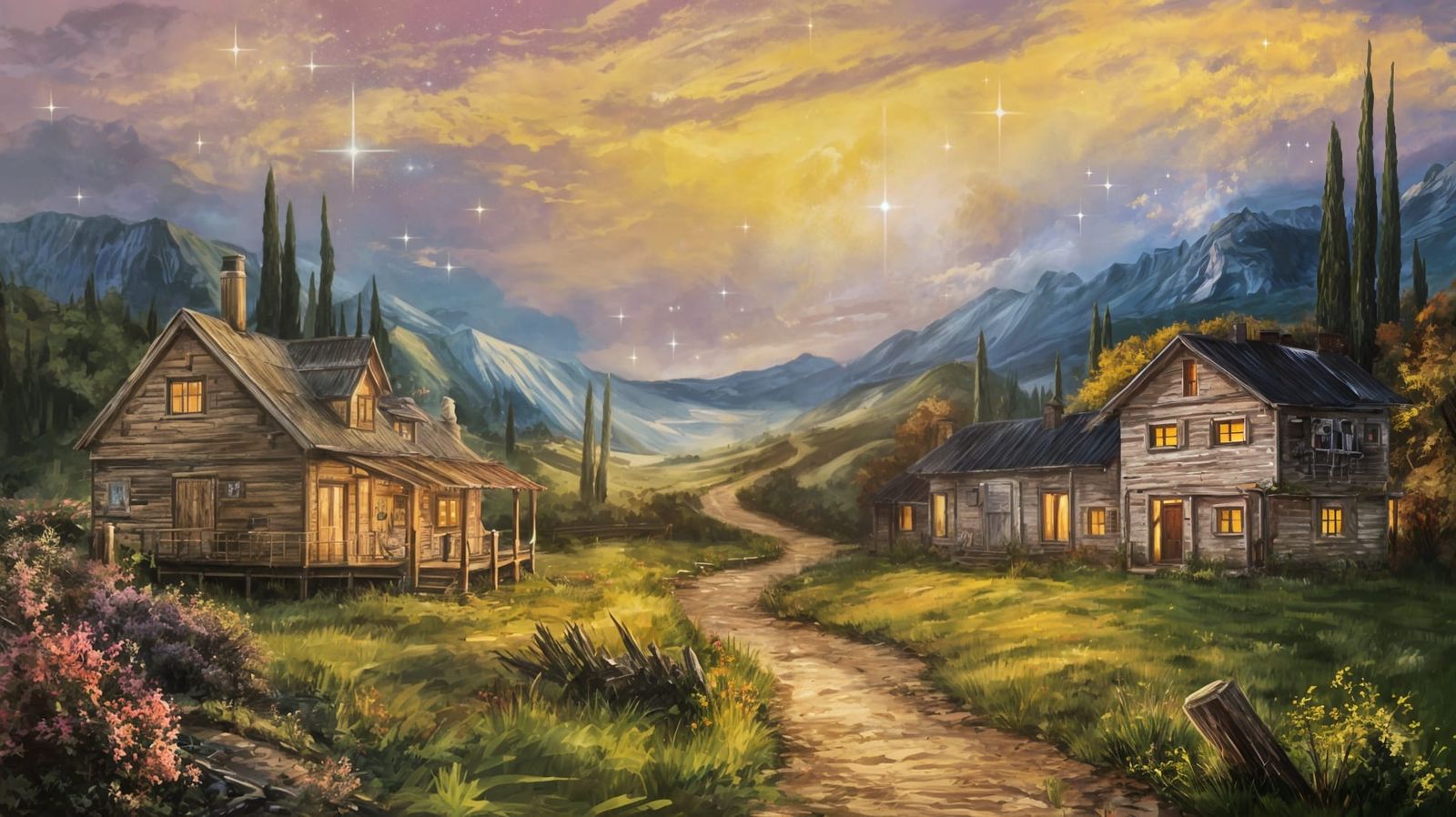 Cosmic Frontier in Rustic Hues