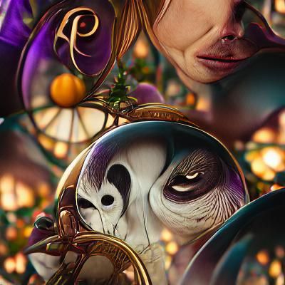 Spooky Gothic Fairytale Scene