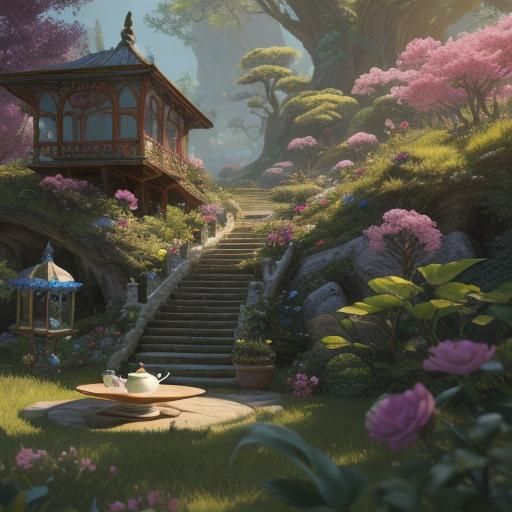 Whimsical Tea Party in a Teacup