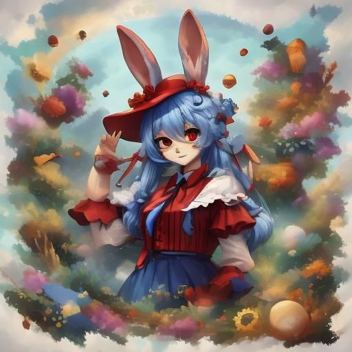 Anime Killer Rabbit Girl from Spirit World