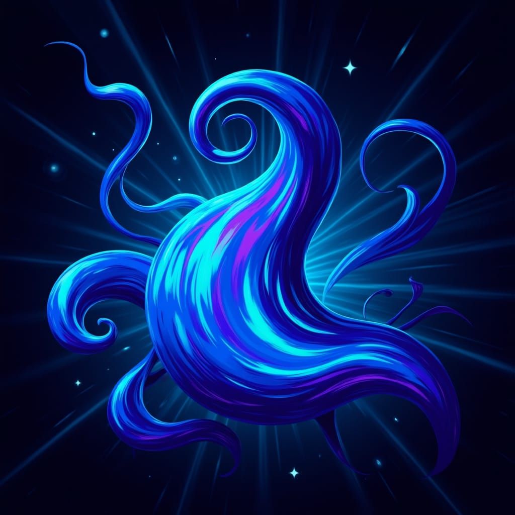 Iridescent Liquid Transforms into Organic Abstract Shapes