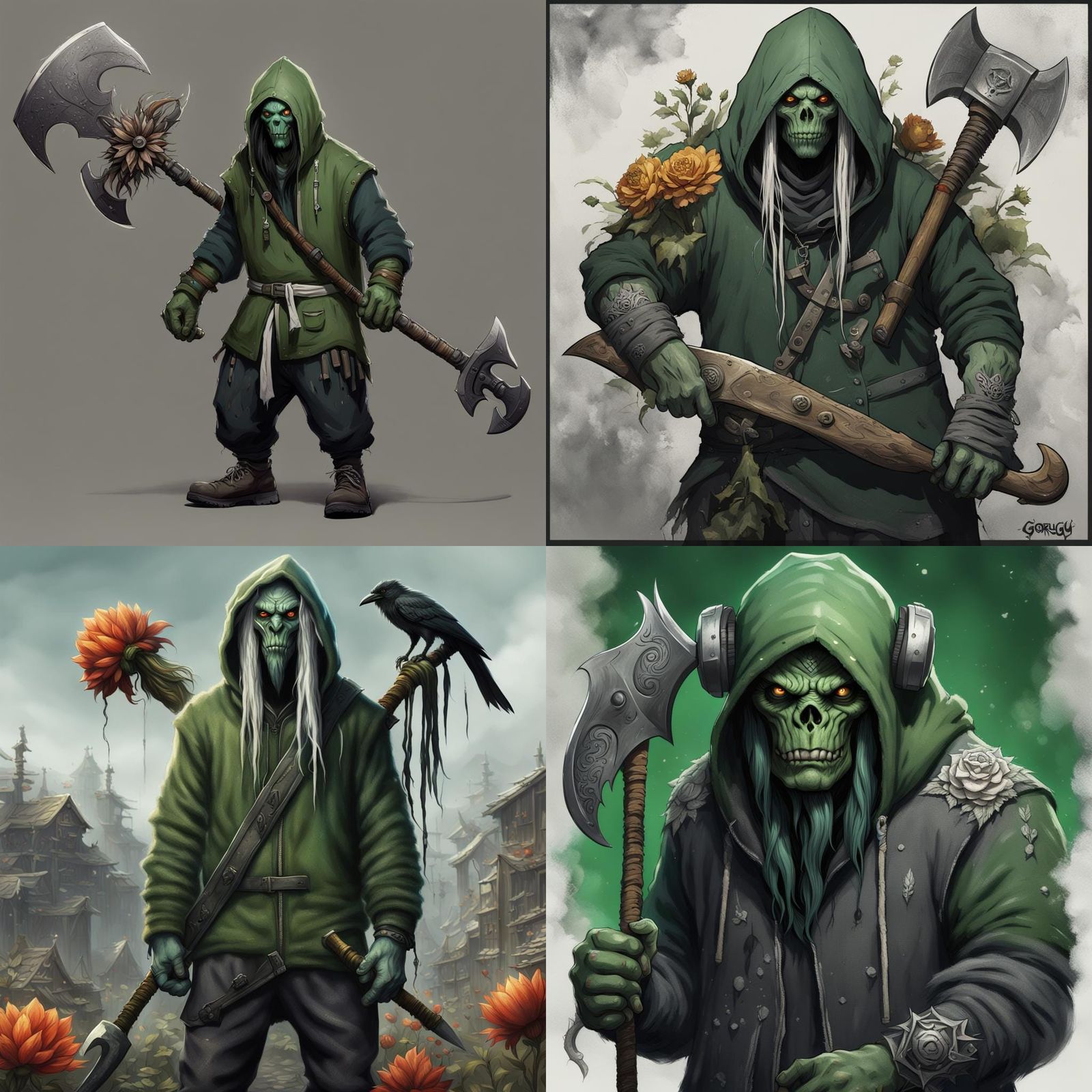 Gorgug Character Art in Fantasy Style