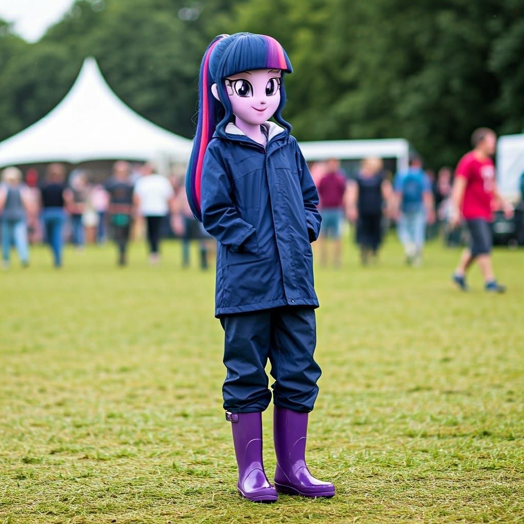 Princess Twilight Sparkle at a Music Festival