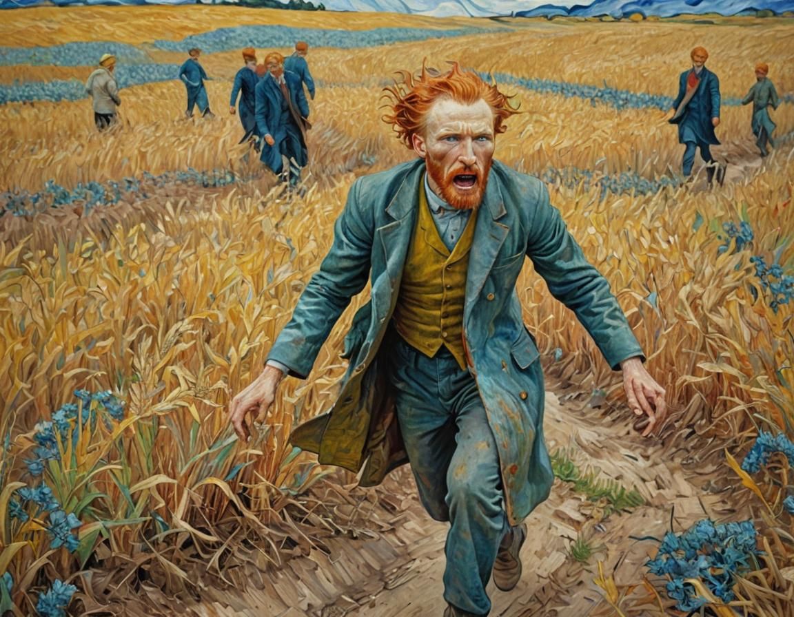 Post-Impressionist Visionary in Frenzied Flight