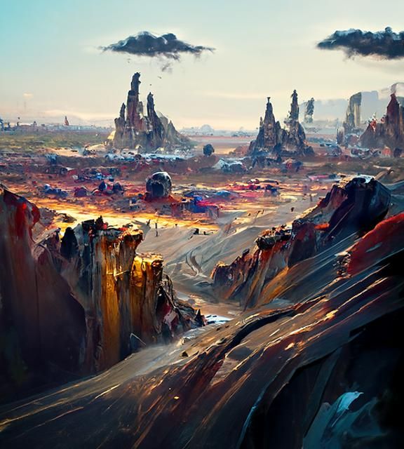 Badlands, by Alexander Fedosav