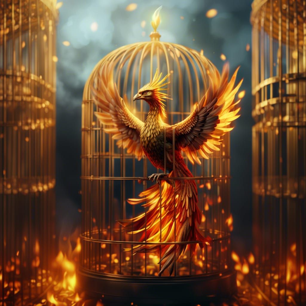 Phoenix Rising: Dramatic Digital Matte Painting