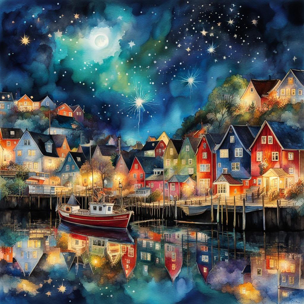 Magical Night over my hometown