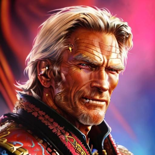 Photorealistic Portrait of Three Actors in Surreal Style