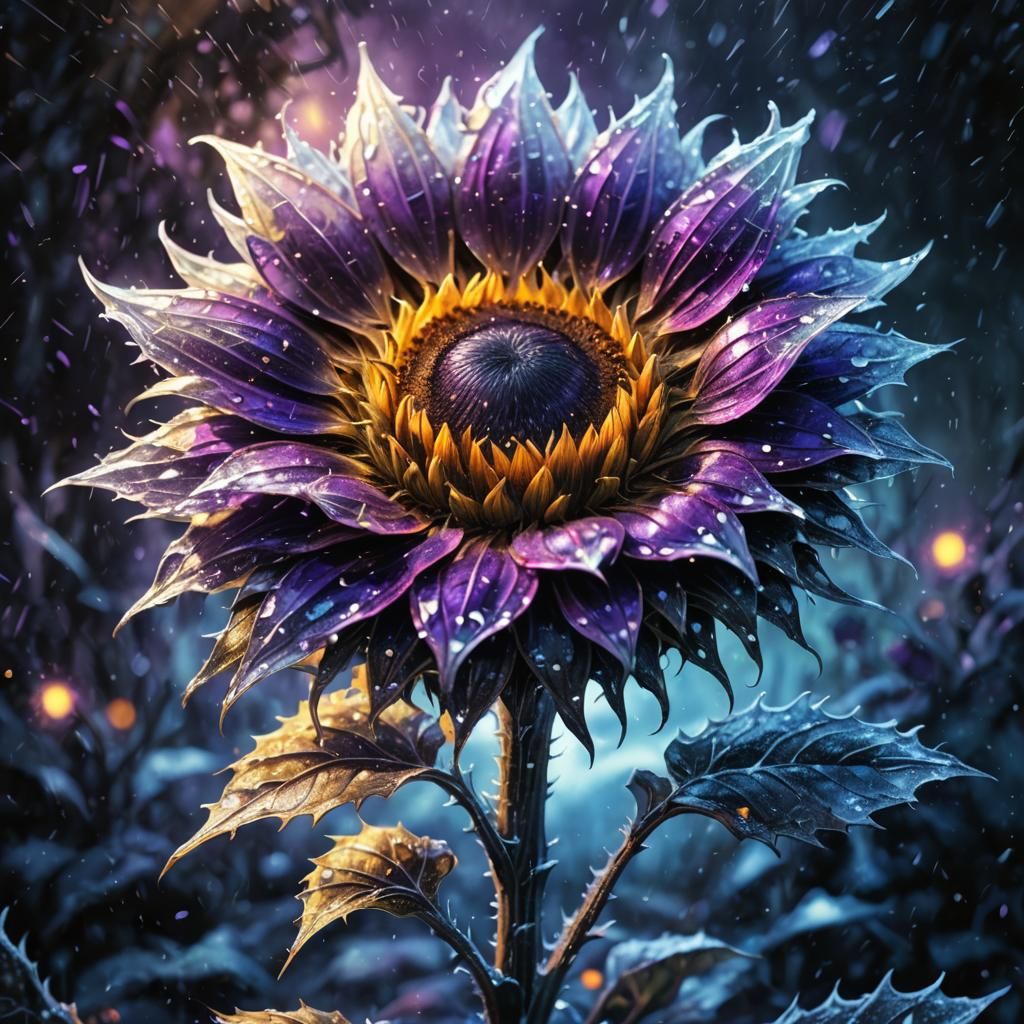 cold frozen sunflower Mark Brooks and Dan Mumford, comic boo...