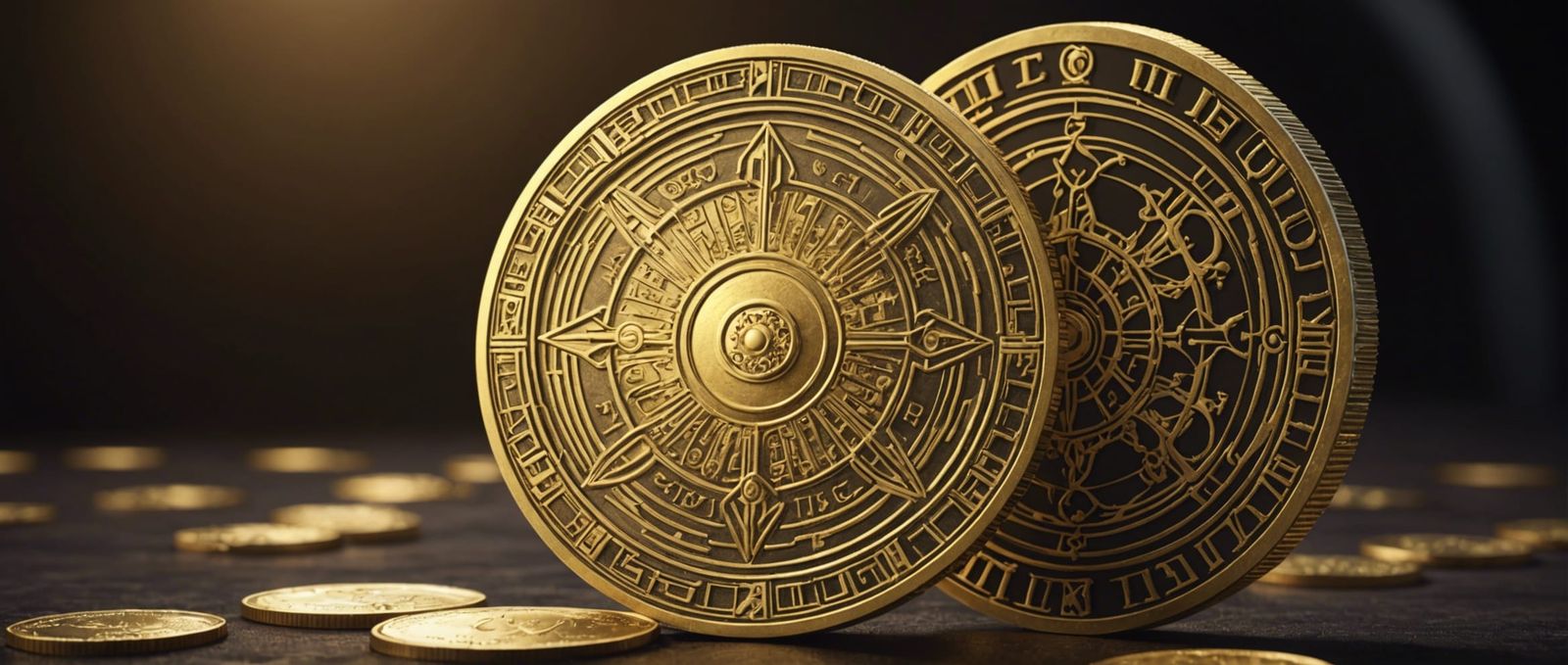 Magic Gold Coin with Time Control Power