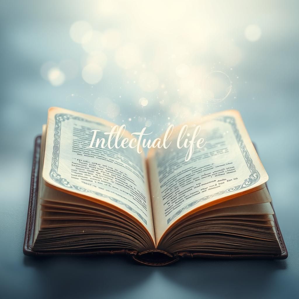 Ethereal Open Book Emanating Soft Light